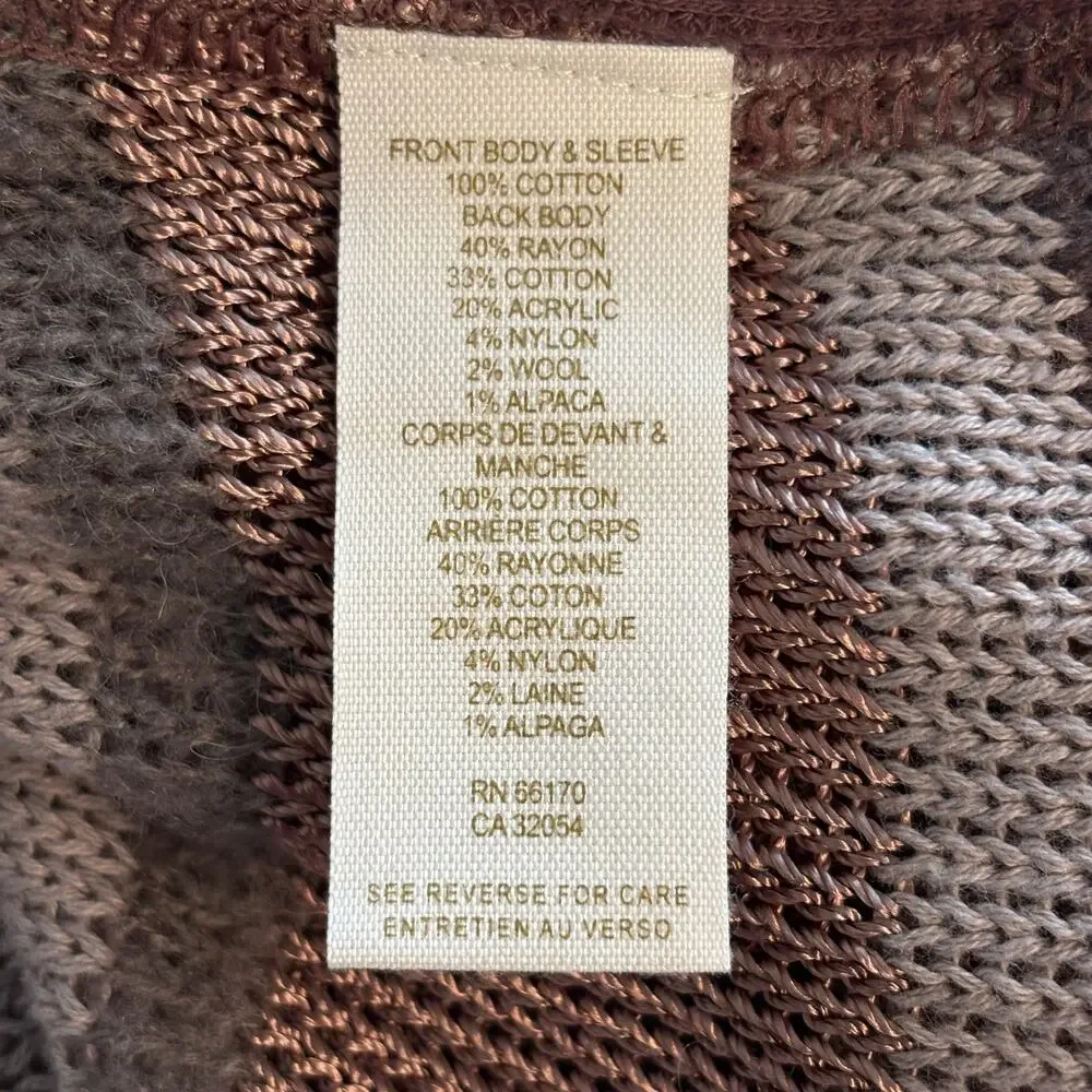 Free People Eco Thermal Raglan Tunic Sweater Womens Small Rose Brown High Low